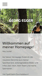 Mobile Screenshot of georg-egger.com